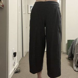 Eileen Fischer Boiled Wool Jersey Pleated Lantern Pant